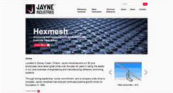 Desktop Screenshot of jayneindustries.com